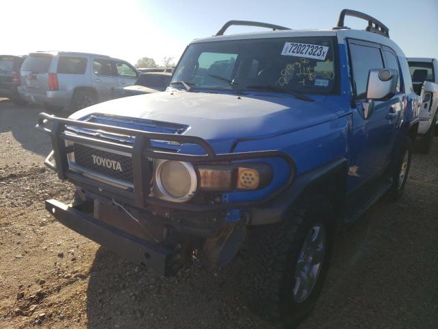 JTEZU11F970017888 - 2007 TOYOTA FJ CRUISER BLUE photo 1