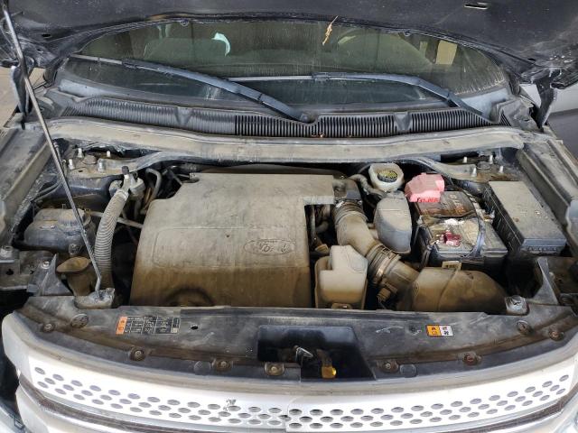 1FM5K8D82FGC04261 - 2015 FORD EXPLORER XLT Մոխրագույն լուսանկար 12