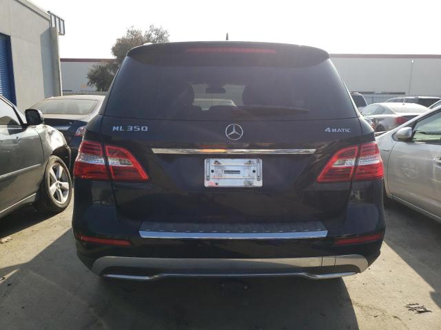 4JGDA5HB7CA042077 - 2012 MERCEDES-BENZ ML 350 4MATIC BLACK photo 6