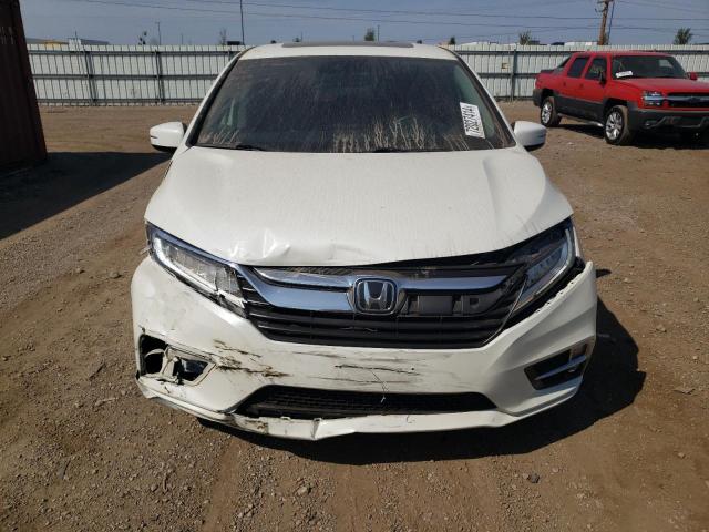 5FNRL6H91KB076383 - 2019 HONDA ODYSSEY ELITE WHITE photo 5