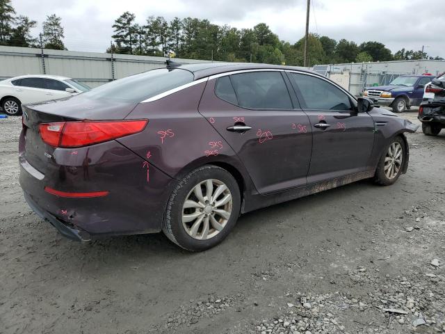 5XXGN4A76EG278264 - 2014 KIA OPTIMA EX BURGUNDY photo 3