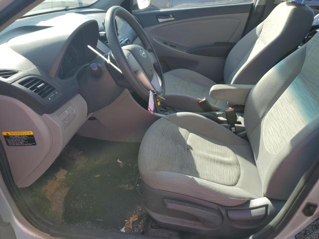 KMHCT4AEXFU803580 - 2015 HYUNDAI ACCENT GLS SILVER photo 7