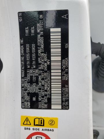 2T2BZMCA5HC060251 - 2017 LEXUS RX 350 BASE WHITE photo 14