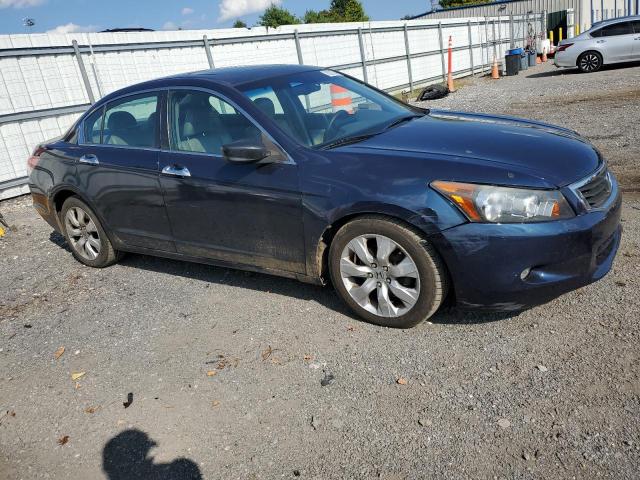 5KBCP3F89AB011428 - 2010 HONDA ACCORD EXL BLUE photo 4