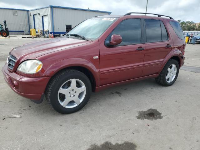 4JGAB74E6YA174654 - 2000 MERCEDES-BENZ ML 55 RED photo 1