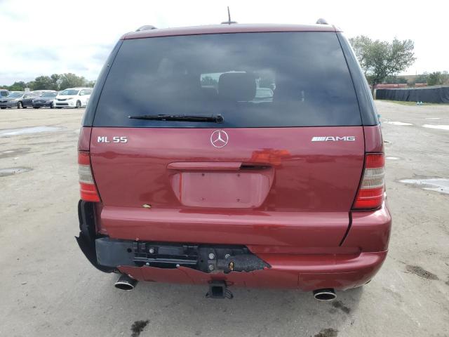 4JGAB74E6YA174654 - 2000 MERCEDES-BENZ ML 55 RED photo 6