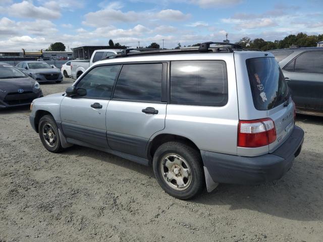 JF1SF63522G747391 - 2002 SUBARU FORESTER L SILVER photo 2