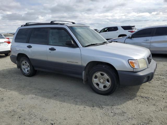 JF1SF63522G747391 - 2002 SUBARU FORESTER L SILVER photo 4
