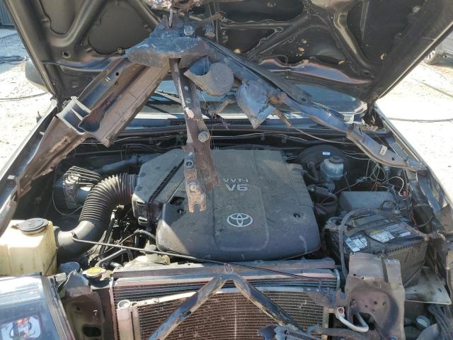 3TMJU4GN2BM110355 - 2011 TOYOTA TACOMA DOUBLE CAB PRERUNNER GRAY photo 11