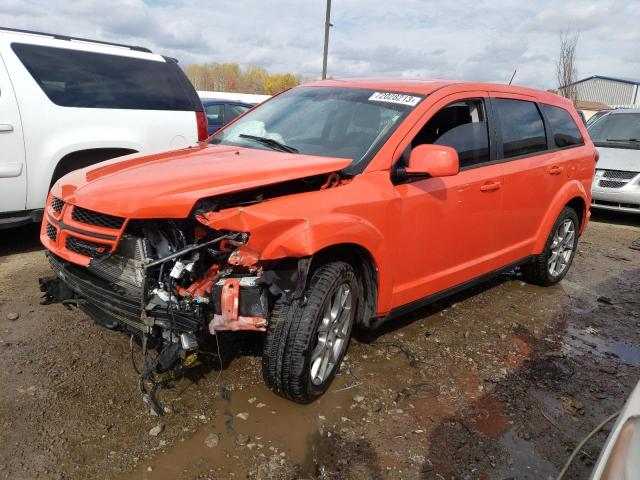 3C4PDDEG1JT512676 - 2018 DODGE JOURNEY GT ORANGE photo 1