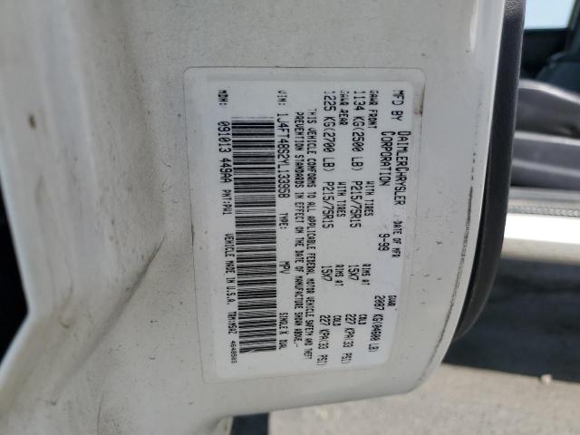 1J4FT48S2YL133958 - 2000 JEEP CHEROKEE SPORT WHITE photo 13