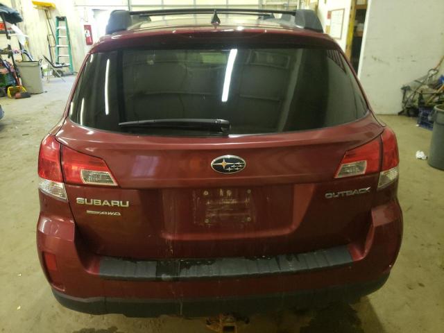 4S4BRCCC4E3266662 - 2014 SUBARU OUTBACK 2.5I PREMIUM MAROON photo 6