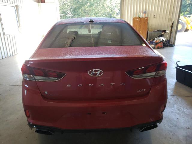 5NPE34AB6JH657961 - 2018 HYUNDAI SONATA SPORT RED photo 6