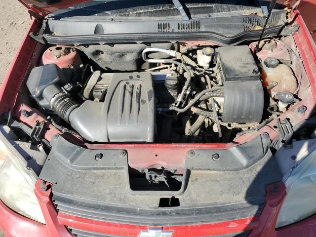 1G1AK52F057653867 - 2005 CHEVROLET COBALT RED photo 11