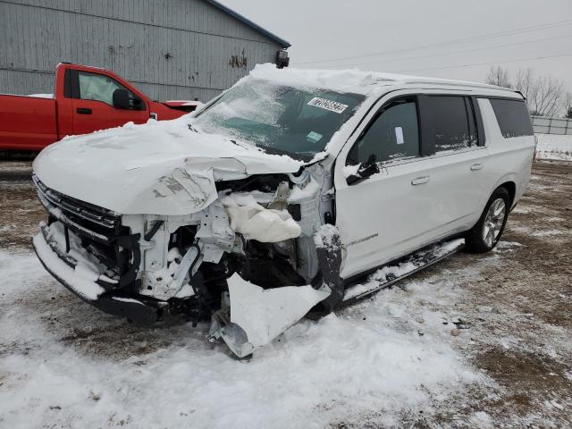 1GNSCFKDXMR316307 - 2021 CHEVROLET SUBURBAN C1500 PREMIER WHITE photo 1