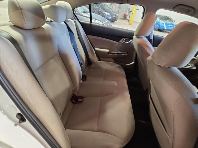2HGFB2F55DH545665 - 2013 HONDA CIVIC LX WHITE photo 10