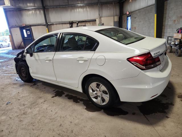 2HGFB2F55DH545665 - 2013 HONDA CIVIC LX WHITE photo 2