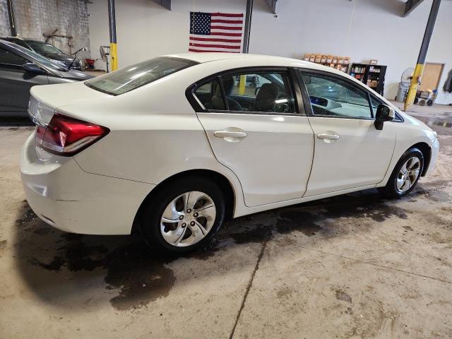 2HGFB2F55DH545665 - 2013 HONDA CIVIC LX WHITE photo 3