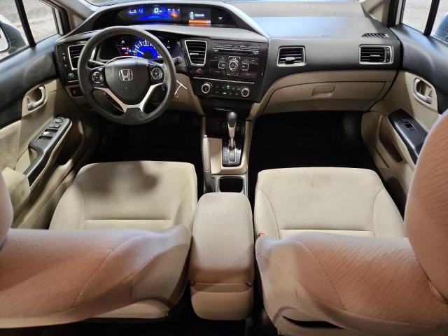 2HGFB2F55DH545665 - 2013 HONDA CIVIC LX WHITE photo 8