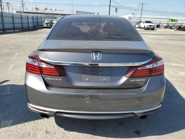 1HGCR2F51HA237721 - 2017 HONDA ACCORD SPORT CHARCOAL photo 6