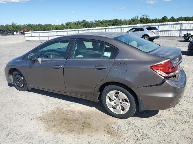 2HGFB2F56DH567304 - 2013 HONDA CIVIC LX TAN photo 2