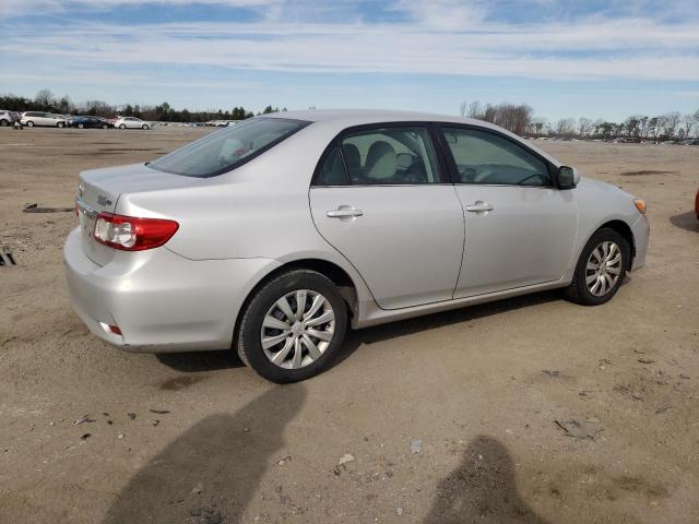 2T1BU4EE5DC106156 - 2013 TOYOTA COROLLA IM BASE SILVER photo 3