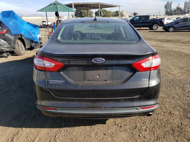 3FA6P0H75DR206112 - 2013 FORD FUSION SE BLACK photo 6