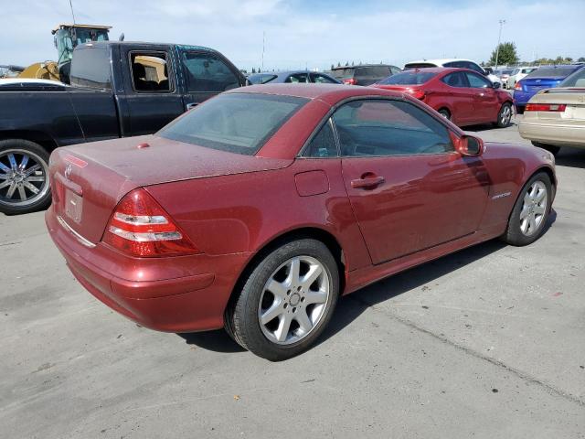 WDBKK49F92F264186 - 2002 MERCEDES-BENZ SLK 230 KOMPRESSOR BURGUNDY photo 3