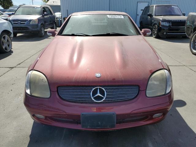 WDBKK49F92F264186 - 2002 MERCEDES-BENZ SLK 230 KOMPRESSOR BURGUNDY photo 5