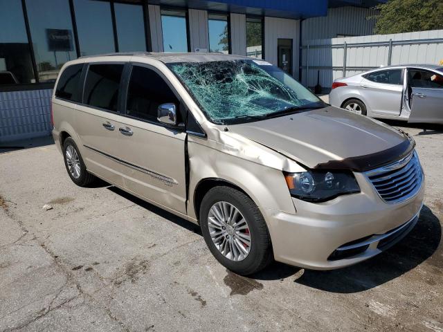 2C4RC1CG8DR510198 - 2013 CHRYSLER TOWN & COU TOURING L GOLD photo 4