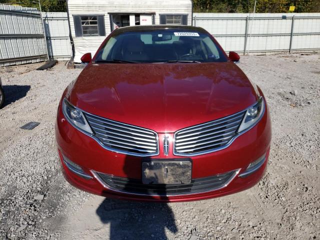 3LN6L2G97GR617483 - 2016 LINCOLN MKZ RED photo 5