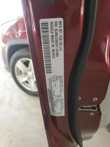 3C4NJCBB2NT187450 - 2022 JEEP COMPASS LATITUDE BURGUNDY photo 13