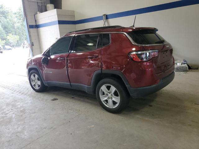 3C4NJCBB2NT187450 - 2022 JEEP COMPASS LATITUDE BURGUNDY photo 2