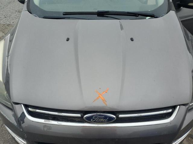 1FMCU0J93DUD31387 - 2013 FORD ESCAPE TITANIUM GRAY photo 12