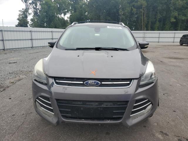 1FMCU0J93DUD31387 - 2013 FORD ESCAPE TITANIUM GRAY photo 5