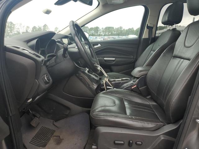 1FMCU0J93DUD31387 - 2013 FORD ESCAPE TITANIUM GRAY photo 7