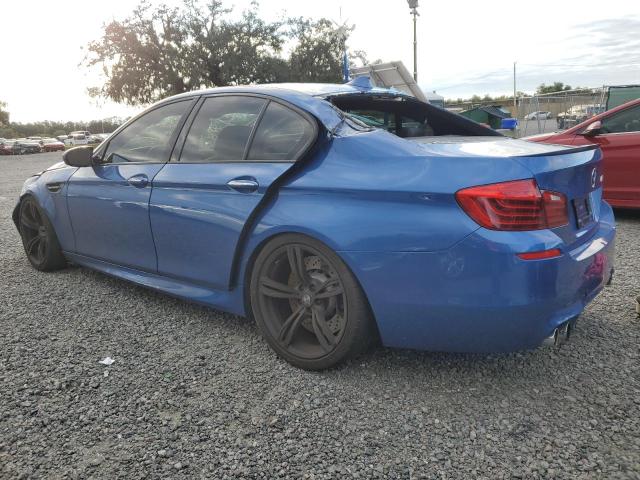 WBSFV9C54FD595212 - 2015 BMW M5 BLUE photo 2