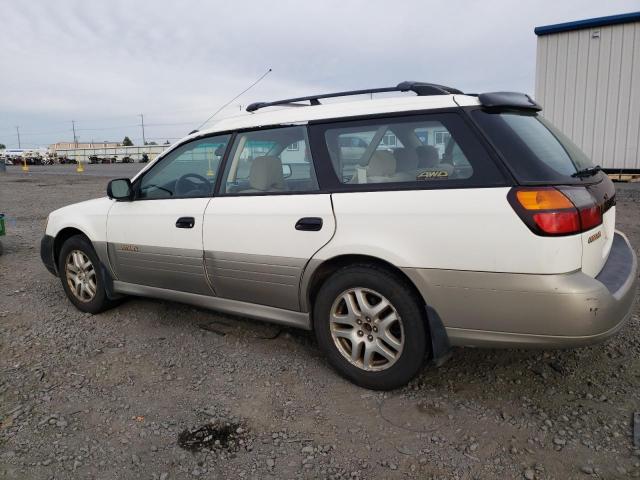 4S3BH665017605569 - 2001 SUBARU LEGACY OUTBACK WHITE photo 2