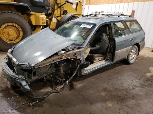 4S3BH806527635701 - 2002 SUBARU OUTBACK OUTBACK H6 3.0 LL BEAN GREEN photo 1