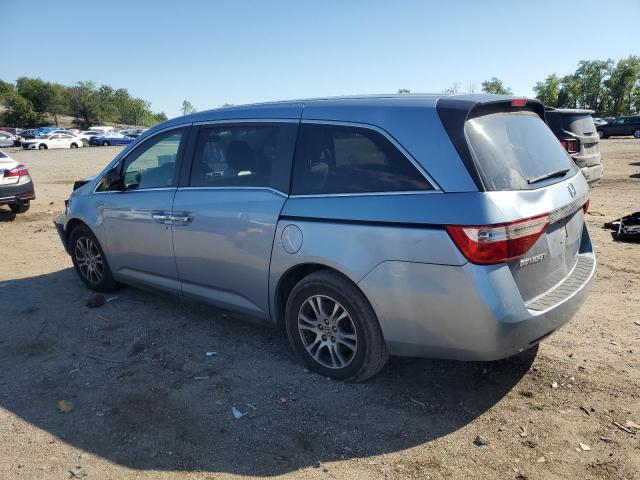 5FNRL5H47BB067704 - 2011 HONDA ODYSSEY EX BLUE photo 2