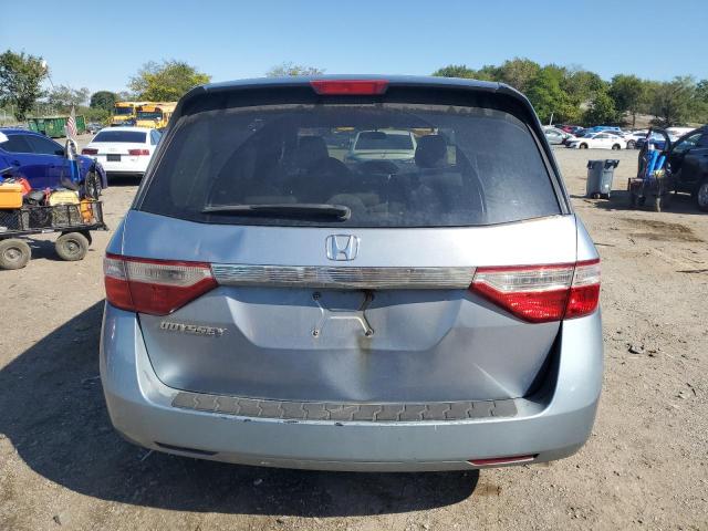 5FNRL5H47BB067704 - 2011 HONDA ODYSSEY EX BLUE photo 6
