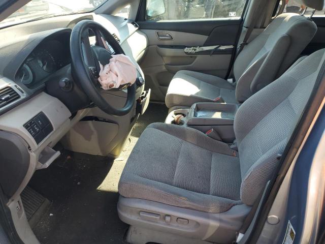 5FNRL5H47BB067704 - 2011 HONDA ODYSSEY EX BLUE photo 7