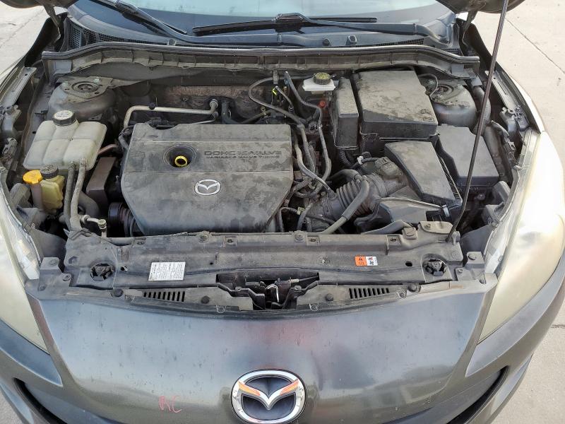 JM1BL1VF9C1504533 - 2012 MAZDA 3 I ნაცრისფერი ფოტო 11