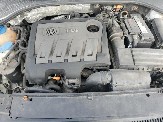 1VWCN7A31DC095668 - 2013 VOLKSWAGEN PASSAT SEL Արծաթագույն լուսանկար 11