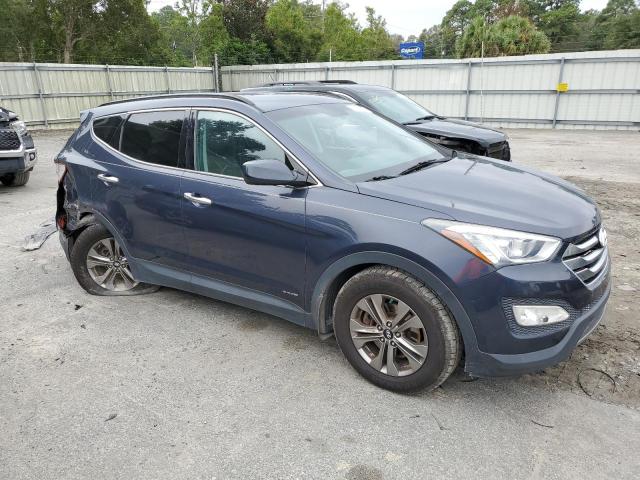 5XYZU3LBXFG300724 - 2015 HYUNDAI SANTA FE S BLUE photo 4