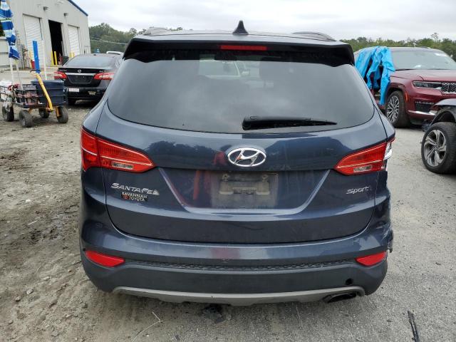 5XYZU3LBXFG300724 - 2015 HYUNDAI SANTA FE S BLUE photo 6