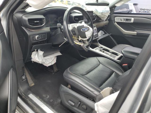 1FMSK7FH0MGB03341 - 2021 FORD EXPLORER LIMITED Gri fotoğraf 8