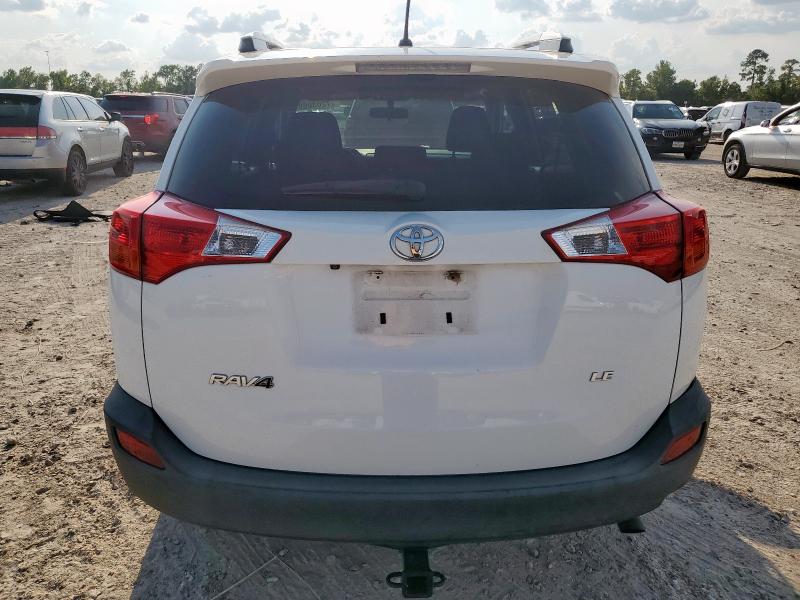 2T3ZFREVXEW101628 - 2014 TOYOTA RAV4 LE WHITE photo 6
