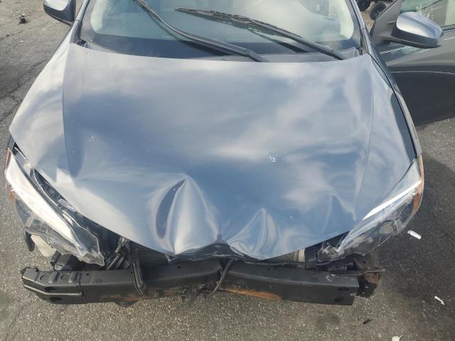 2T1BURHE7KC163707 - 2019 TOYOTA COROLLA L BLUE photo 11