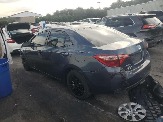 2T1BURHE7KC163707 - 2019 TOYOTA COROLLA L BLUE photo 2